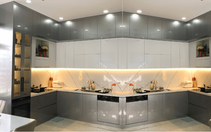 BẾP TRỌN GÓI HOSO | Tủ Bếp MDF cánh Acrylic An Cường | Hòa Xuân – THI CÔNG TỦ BẾP TRỌN GÓI TẠI ĐÀ NẴNG | 0901 479 818