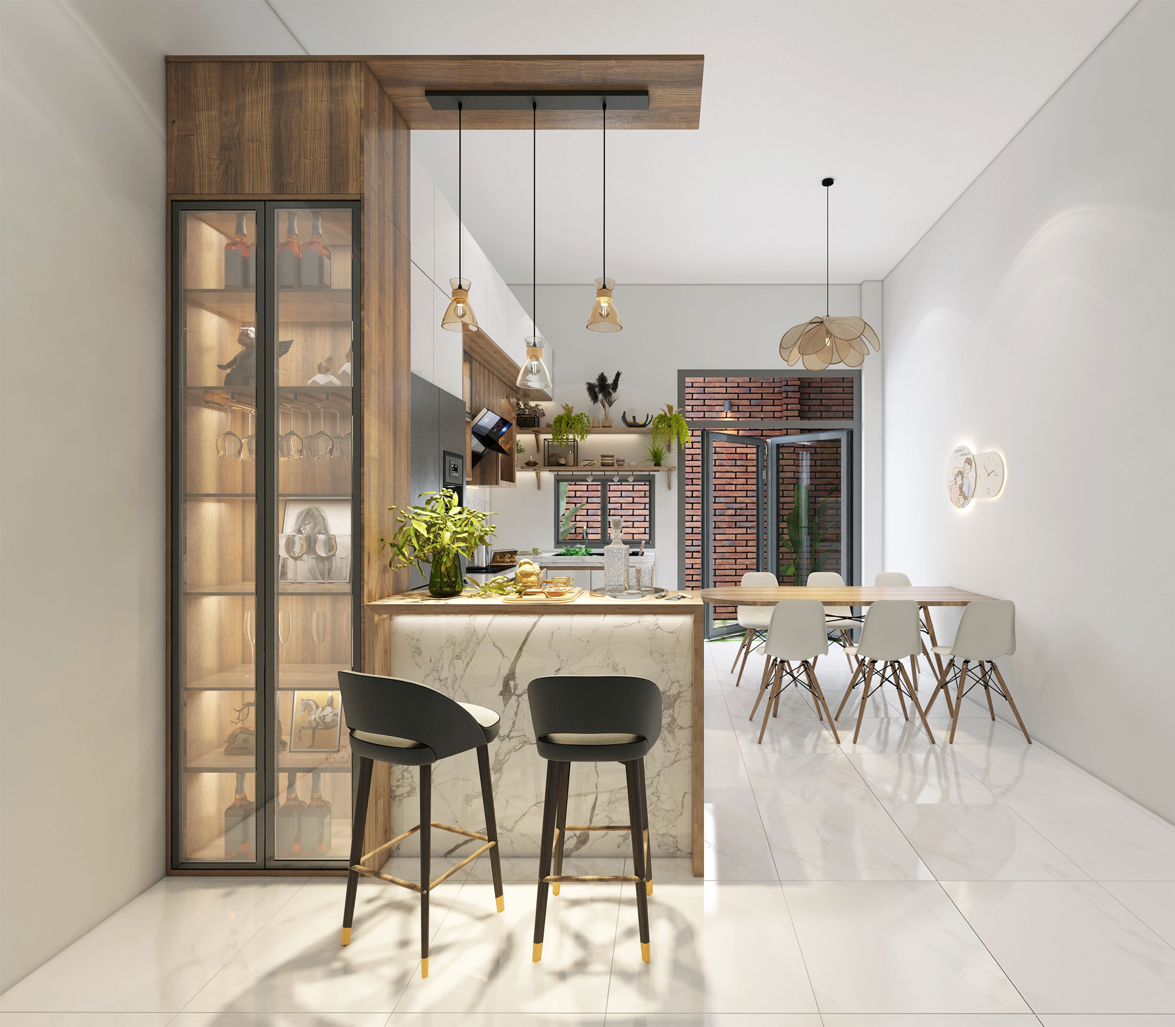 THIẾT KẾ NỘI THẤT NHÀ PHỐ | Modern Style | Thuy’s House – HOSO DESIGN | 0901 479 818