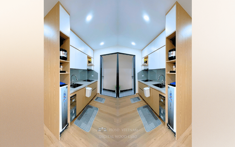 BẾP TRỌN GÓI HOSO | Tủ Bếp gỗ MDF Vanchai Thái Lan | CC ORI GARDEN DA NANG – THI CÔNG TỦ BẾP TRỌN GÓI TẠI ĐÀ NẴNG | 0901 479 818